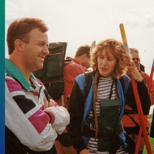 Wadden 1996, Tom and one of the guides