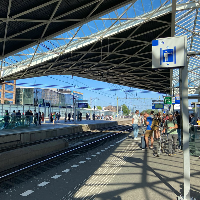 Trainstation Tilburg, the Netherlands